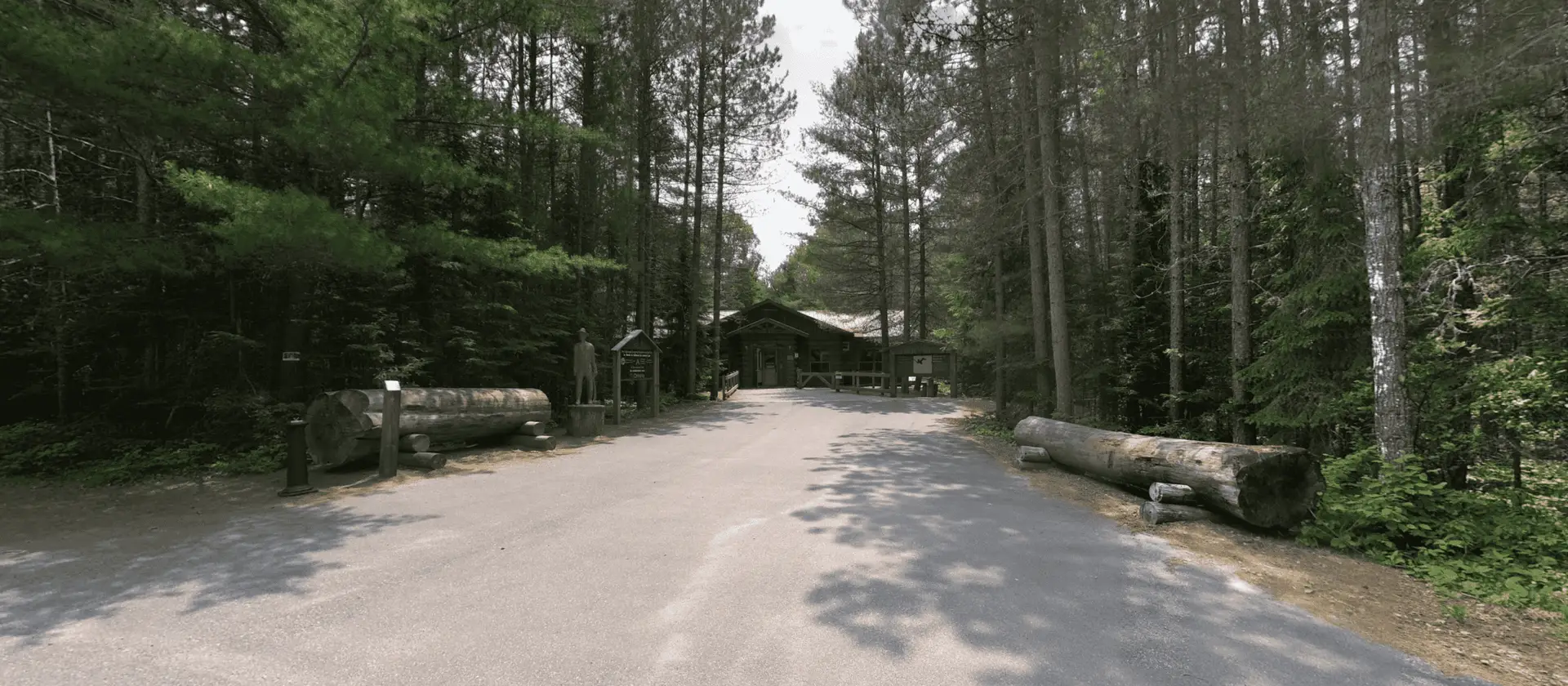 Algonquin Park Logging Museum Trail Entrance