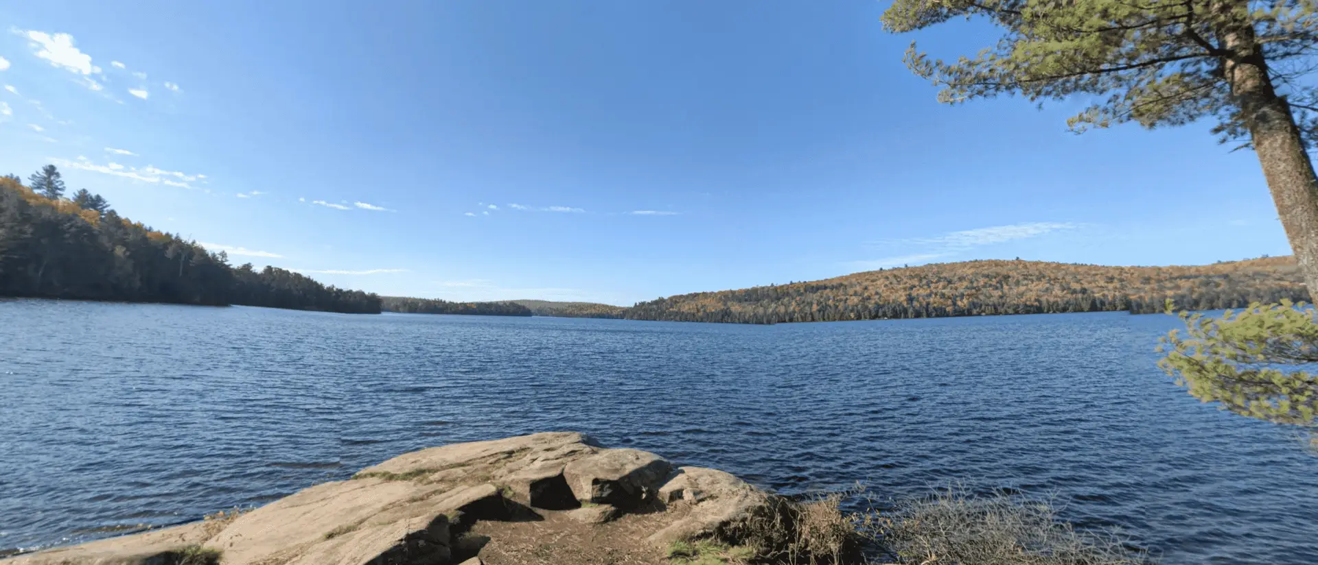 Algonquin Park Booth's Rock Trail Rock Lake View