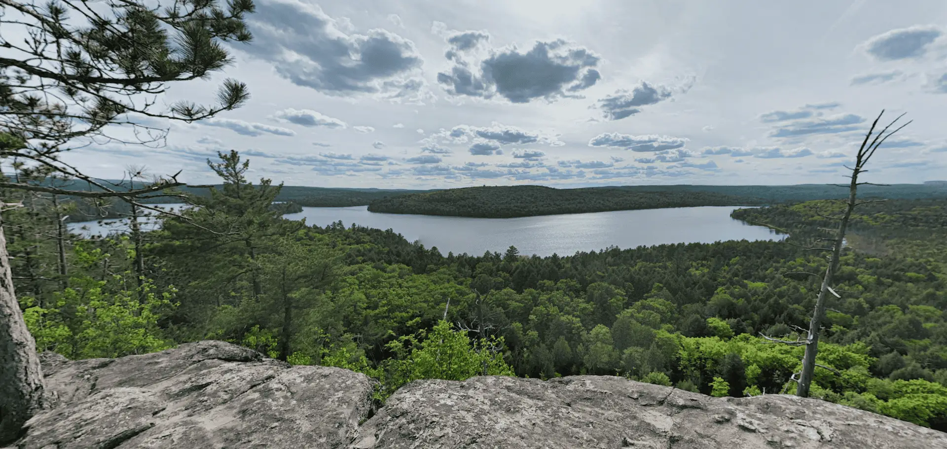 Algonquin Park Booth's Rock Trail Rock Lake Lookout