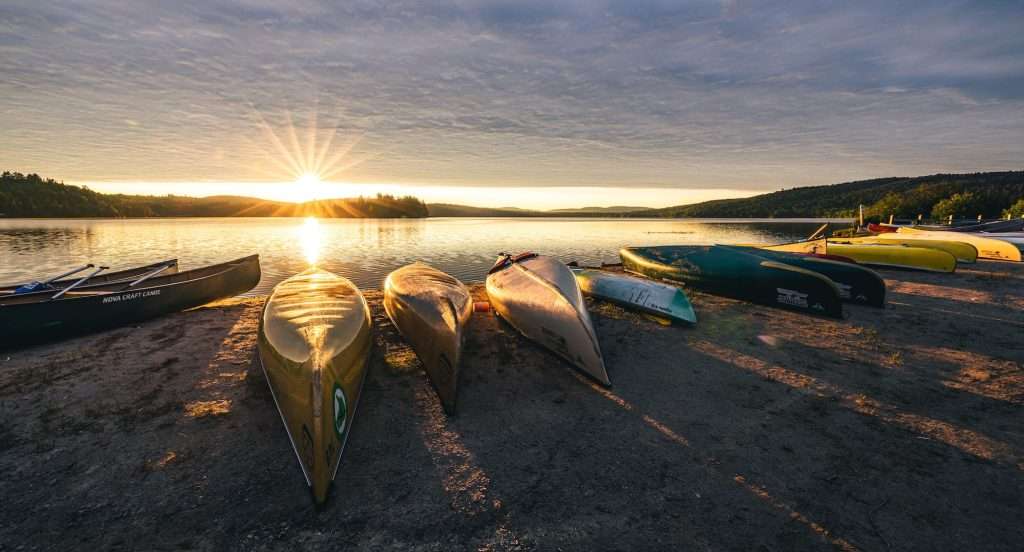 Sunrise at Lake of Two River, Algonquin, Ontario Canada