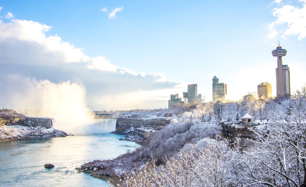 Niagara Falls in winter,Canada