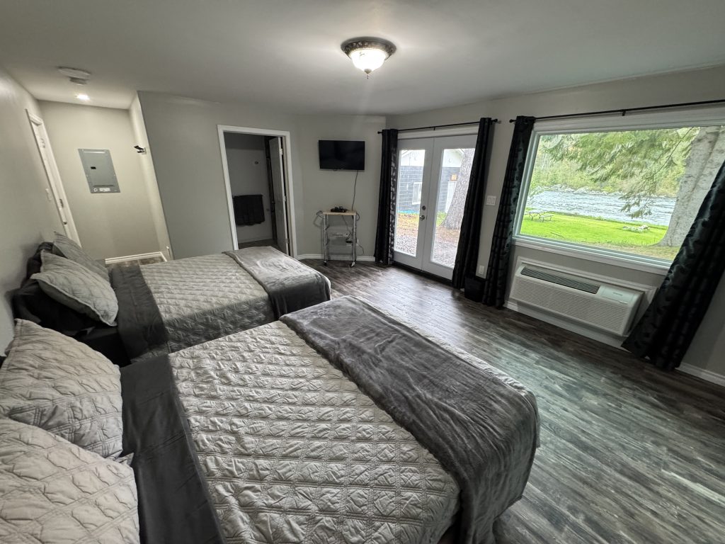 Cozy room with two beds.